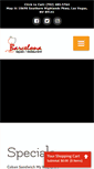 Mobile Screenshot of barcelonatapasvegas.com